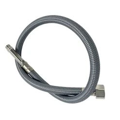 Balneo Flexible de raccordement pour robinet 3/8 x M10 40 cm tuyau PEX gris durable