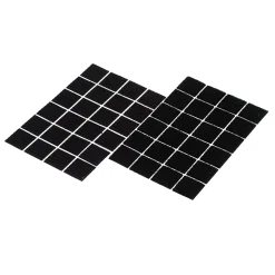 Bande adhésive format carré noir Diall 25 mm - 24 pièces
