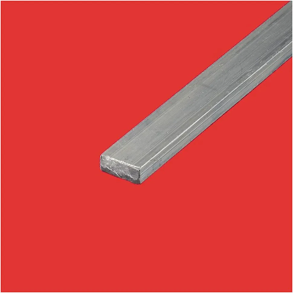 Barre aluminium plate 50mm ep 5 mm, Longueur : 2 metres - Comment Fer