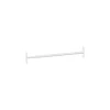 Barreau télescopique de fenêtre, acier blanc, Mottez, L.99 à 188 cm