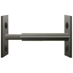 Barreau télescopique, de fenêtre, acier noir, Mottez, L.55 à 103 cm