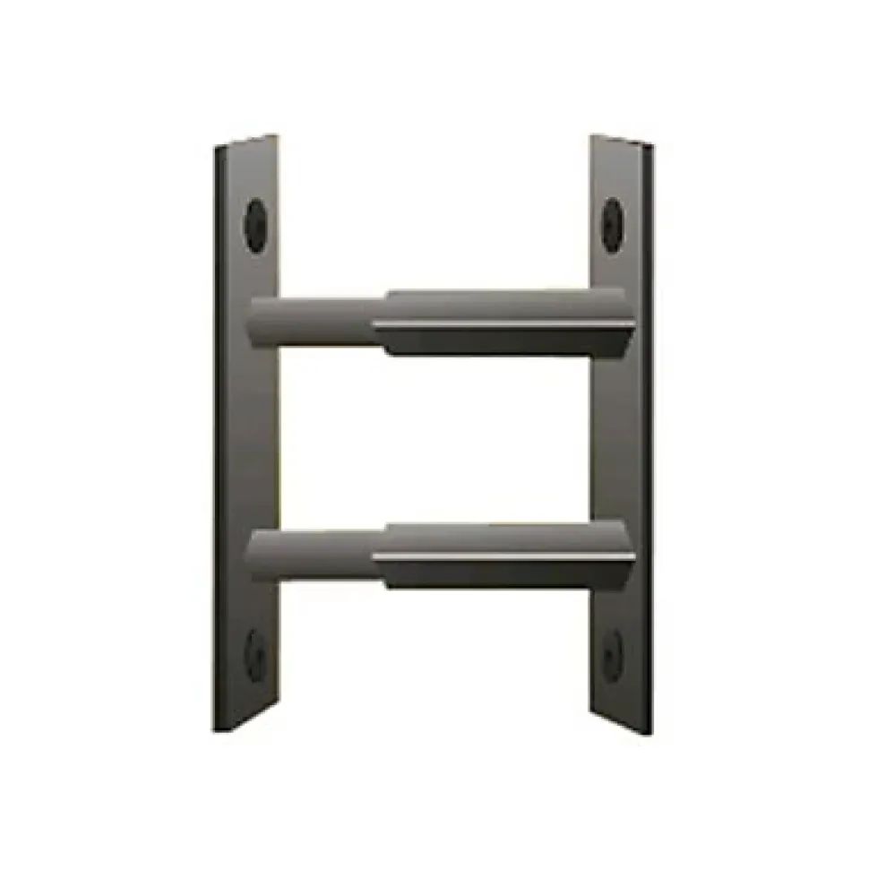 3 barreaux télescopiques de fenêtre, acier noir Afbat, L.48 à 90 cm