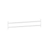 2 barreaux télescopiques de fenêtre, acier blanc Mottez, L.99 à 188 cm