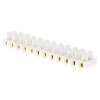 Barrette 12 plots section 6mm² - Blanc - Zenitech