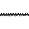 Barrette 12 plots section 25mm² - Noir - Zenitech