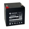 Batterie au plomb rechargeable, connexions Faston, 12 V, 5 Ah. Pour onduleurs, systèmes d'alarme, loisirs...
