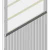 Bavette de démarrage et de jonction pour bardage et parement Le Profileur Français XL45 en acier noir mat L.2.3m