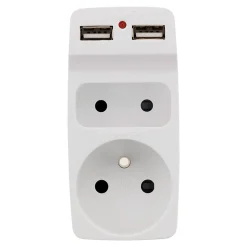 Biplite 2P 6A + 2P+T 16A + USB Zenitech