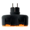 Bliplite pour extérieur étanche IP44 2P+T avec accroche - Orange - Zenitech