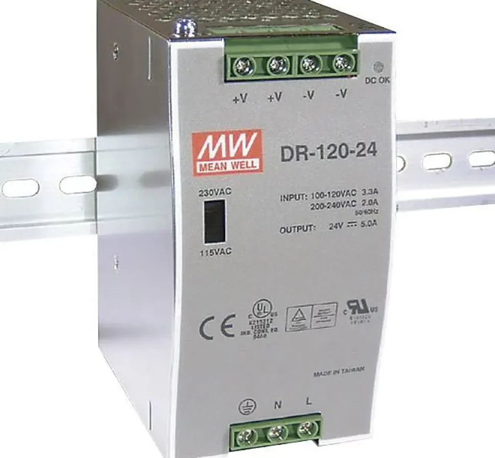 Bloc alimentation 24v - 5a - dr-120-24