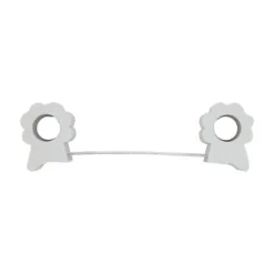 Bloque porte Abus plastique blanc 810g