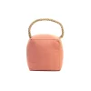 Bloque-porte Rei tissu terracota ⌀11x H.28 cm
