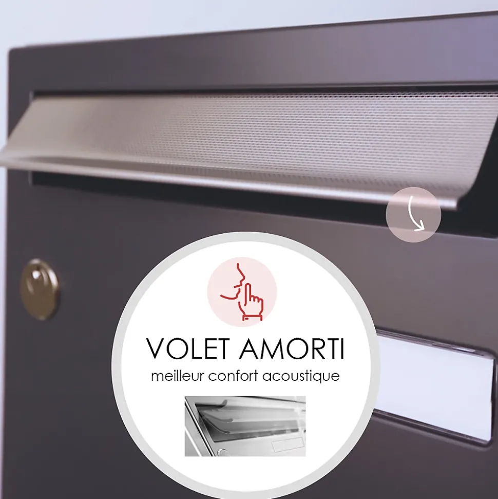 Boite aux lettres Allure Compact noir 9005M