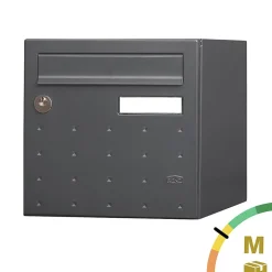Boite aux lettres CubYsm 2 portes Gris anthracite 7016M