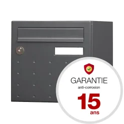 Boite aux lettres CubYsm 2 portes Gris anthracite 7016M