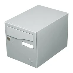Boite aux lettres Préface 1 porte Gris polaire mat RAL 9006 M