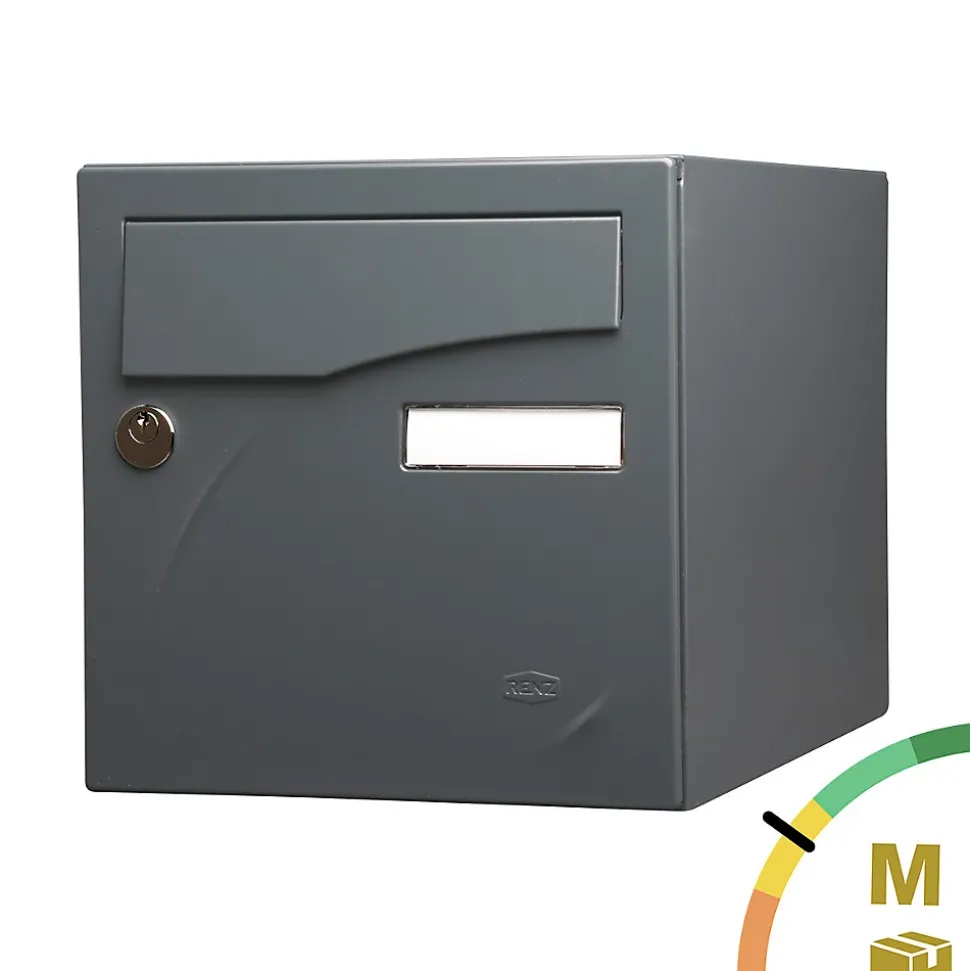 Boite aux lettres Préface 2 portes Gris anthracite RAL 7016M