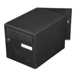 Boite aux lettres Préférence 2 portes noir décor RAL 9005D