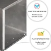 Boite aux lettres Rivage 1 porte inox brossé