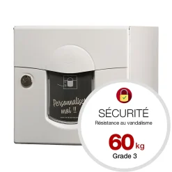Boite aux lettres Soléa 1 porte Blanc 9010 mat