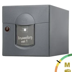 Boite aux lettres Soléa 2 portes Gris anthracite aspect sablé REN 0206MS