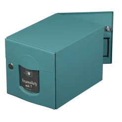 Boite aux lettres Soléa 2 portes turquoise 6033 B