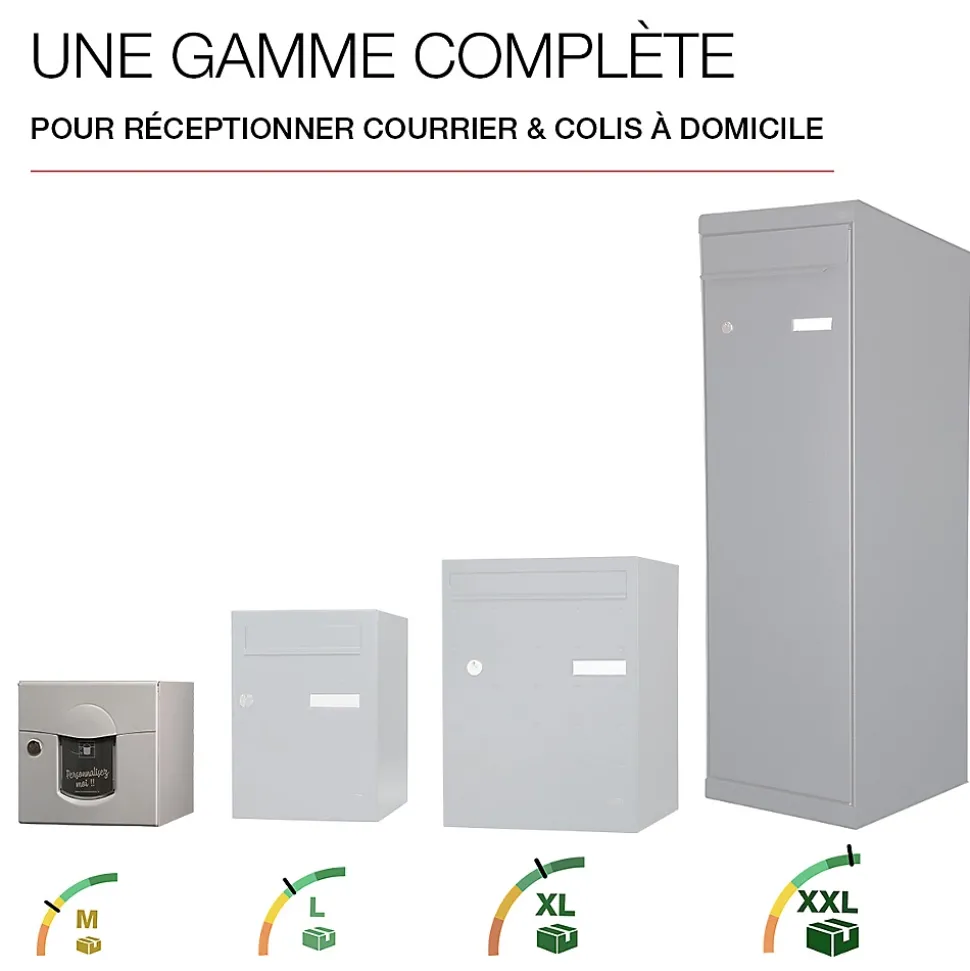 Boite aux lettres Soléa 2 portes Blanc 9010 mat