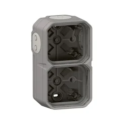 Boitier saille étanche - Plexo - LEGRAND - 2 postes - 4 embouts