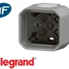 Boitier saillie simple Legrand Plexo™ gris composable