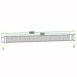 Bonde de douche extra plate avec diamètre 90 mm - installation facile, évacuation rapide - avec tuyau flexible