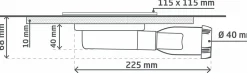 Bonde de douche à maçonner extraplate Wirquin EXPRESS'EAU MINI 115 x 115 mm
