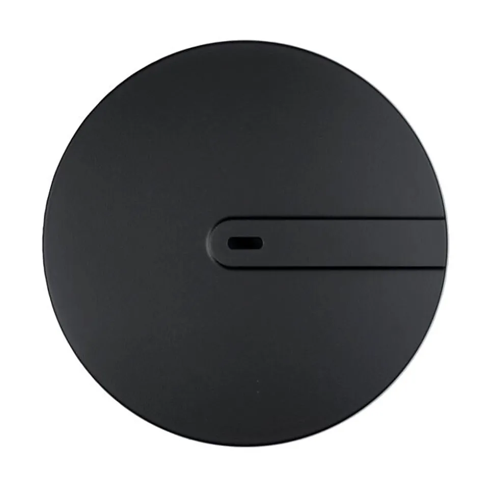 Bonde de douche Slim+ Ø118 mm noir Wirquin