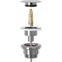 Bonde de lavabo universel REA Clic-Clac Chrome