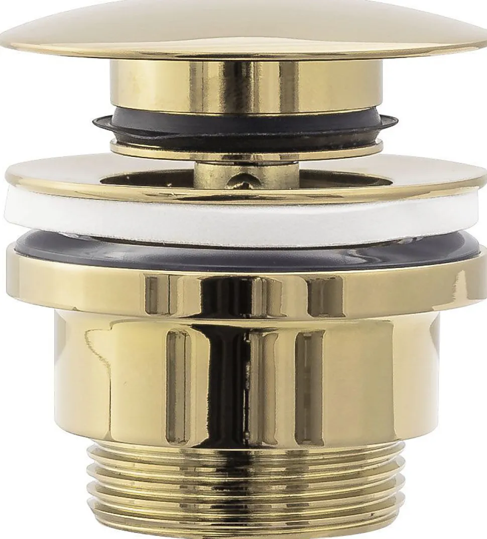 Bonde de lavabo universel REA Clic-Clac Gold
