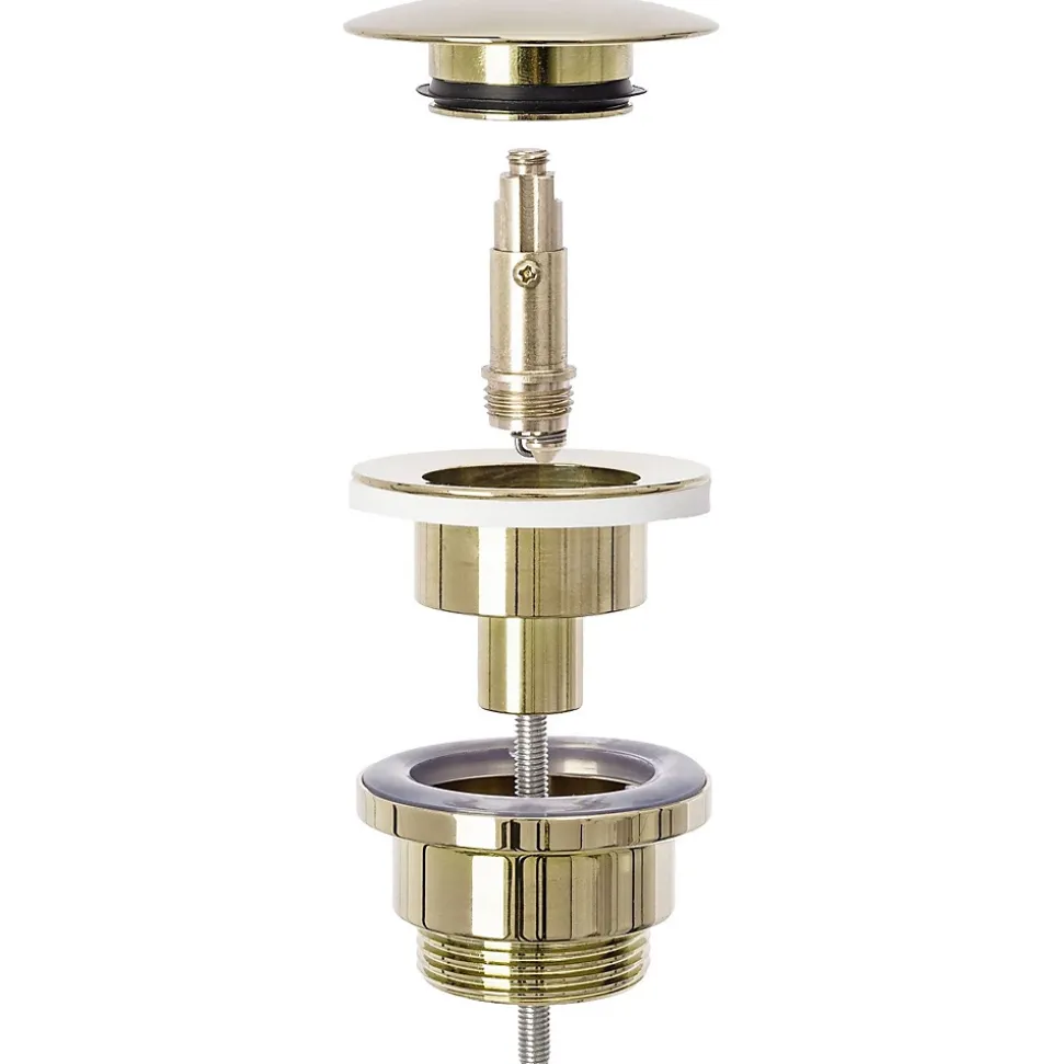 Bonde de lavabo universel REA Clic-Clac Gold