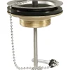 Bonde laiton pour évier grès, diamètre 60 mm - Valentin