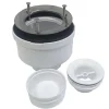Bonde siphon universelle diam. 90 mm à évacuation verticale pour receveur de douche, sortie en 40 mm ou 50 mm McAlpine