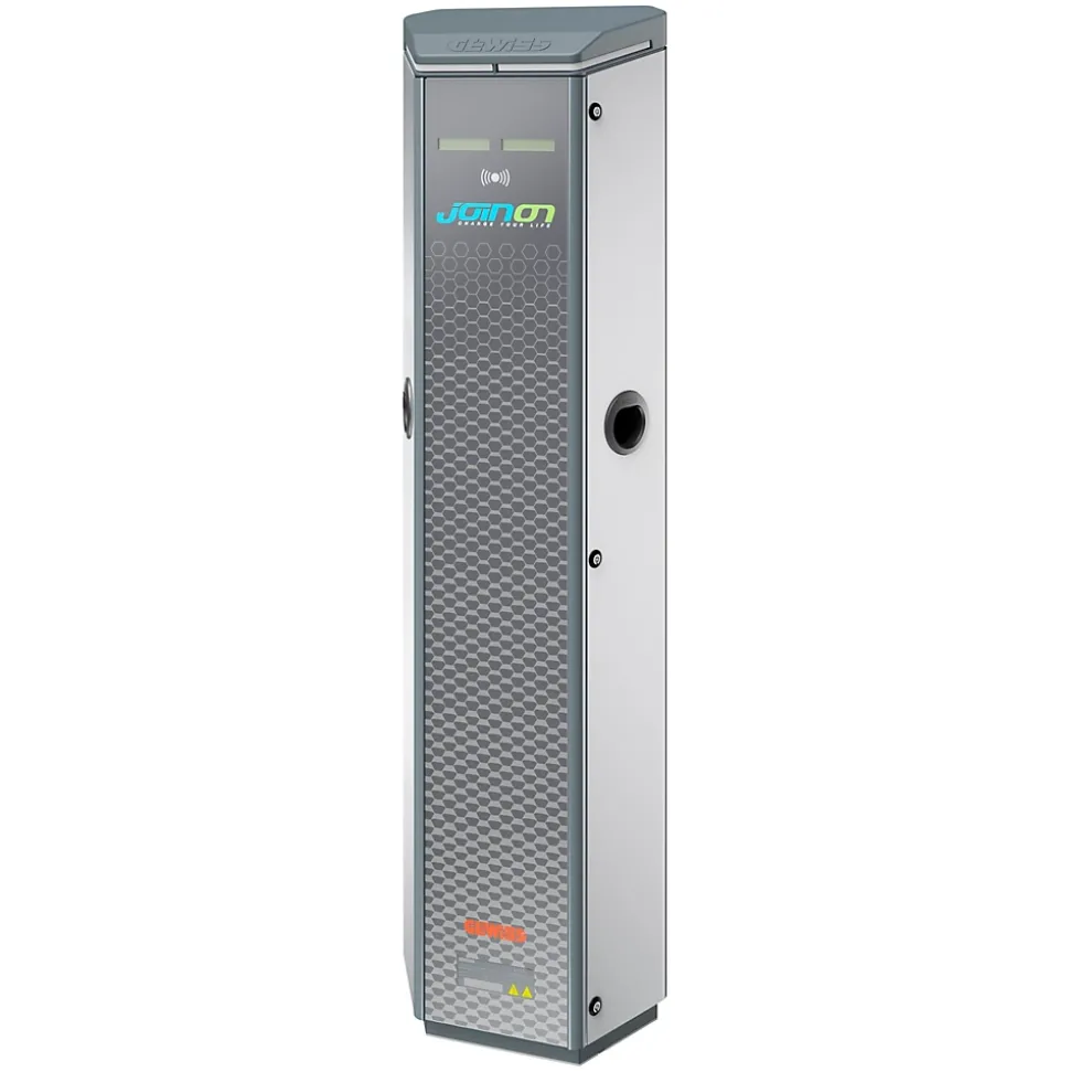 Borne colonne I-ON RFID 4G + Ethernet 2 x 11 kW Type 2S Compteur MID IP55 - GEWISS - GWJ1002W