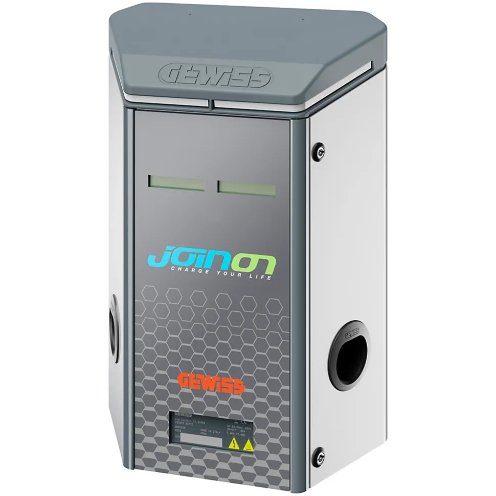 Borne de recharge murale I-ON AUTOSTART 2 x 11 kW - Type 2S - IP55 - GEWISS - GWJ2102A