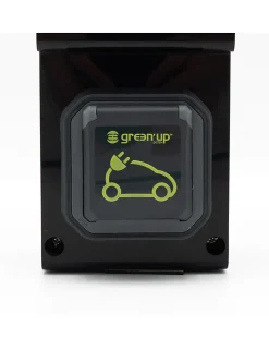 Borne De Recharge équipée D'une Prise Green'up Complète Avec Protections
