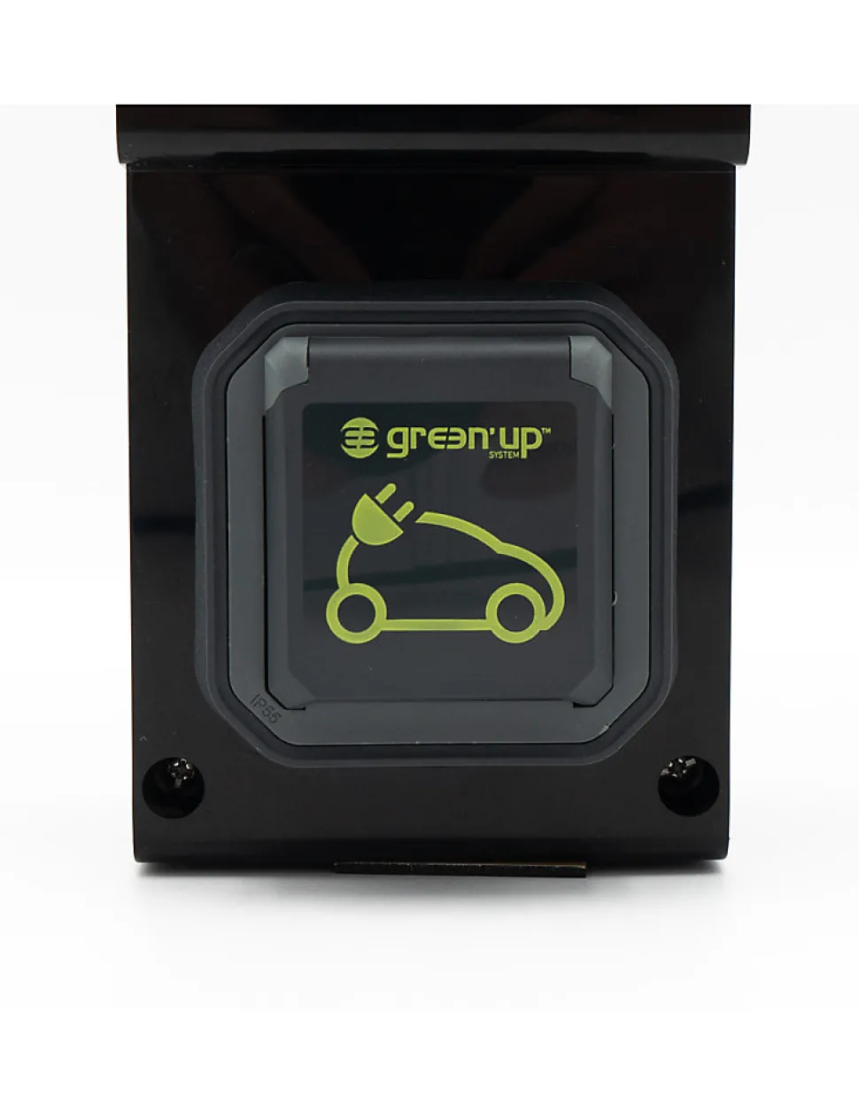 Borne De Recharge équipée D'une Prise Green'up Complète Avec Protections