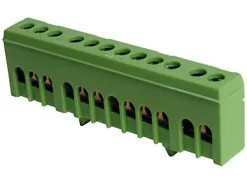 Bornier modulaire terre 12 points Zenitech