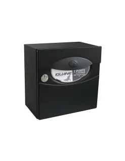 Boîte aux lettres demi profondeur Decayeux Iguane Noir Ral 9005