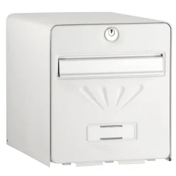 Boîte aux lettres 1 porte Balnéaire Blanche Burg-Wachter