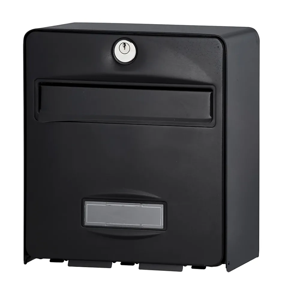 Boîte aux lettres 1 porte Balthazar Noire Burg-Wachter