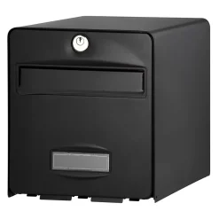 Boîte aux lettres 1 porte Balthazar Noire Burg-Wachter