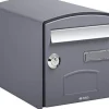 Boîte aux lettres 1 porte Decayeux Dôme Gris Ral 7021