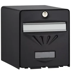 Boîte aux lettres 2 portes Balnéaire Noire Burg-Wachter