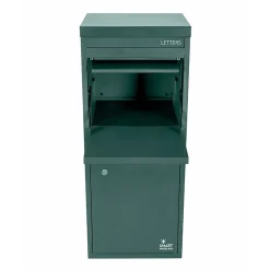 Boîte aux lettres 2 portes Boîte à colis SMART PARCEL BOX Large Vert en acier