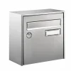 Boîte aux lettres simple face compacte Decayeux Loft inox